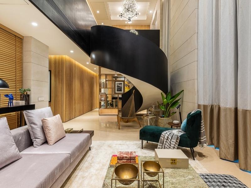 Modern contemporary style living room interior design - Beautiful Homes
