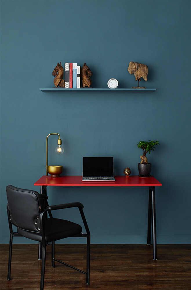 Home office setup in study room - Beautiful Homes