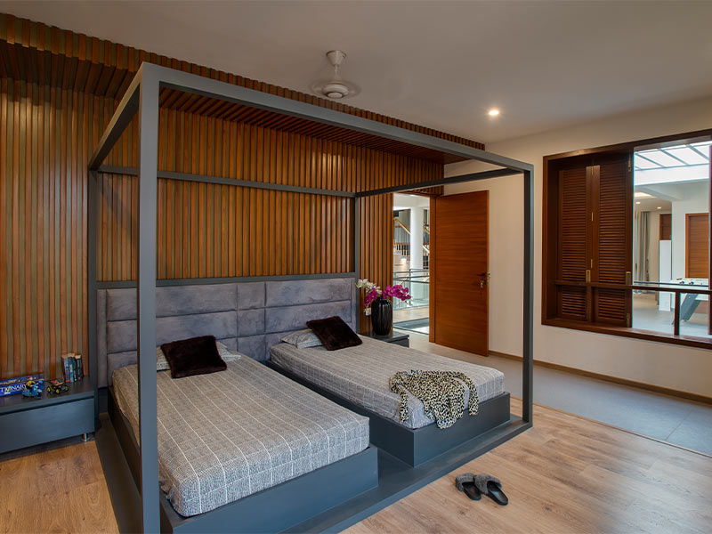 Four-poster twin bed design ideas - Beautiful Homes Four-poster twin bed design ideas - Beautiful Homes