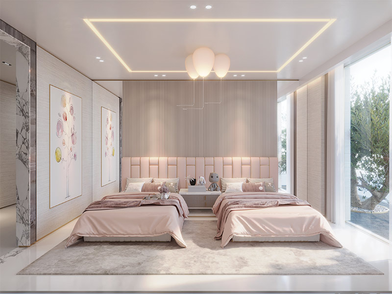 Twin bedroom ideas with ceiling lights - Beautiful Homes Twin bedroom ideas with ceiling lights - Beautiful Homes