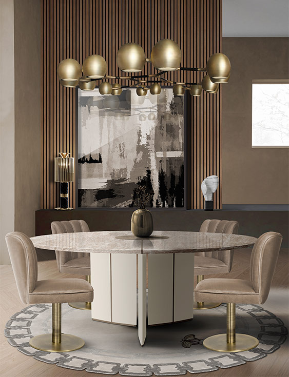 Marble dining table design ideas - Beautiful Homes