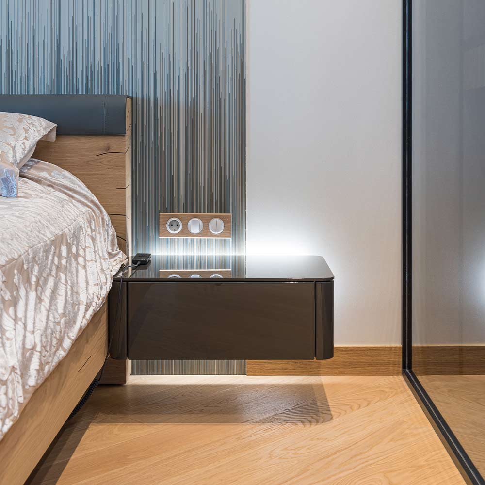 Floating nightstands to make your bedroom look stylish - Beautiful Homes Floating nightstands to make your bedroom look stylish - Beautiful Homes