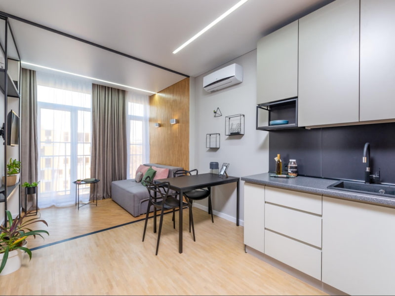 Wooden accent wall design for the living room - Beautiful Homes