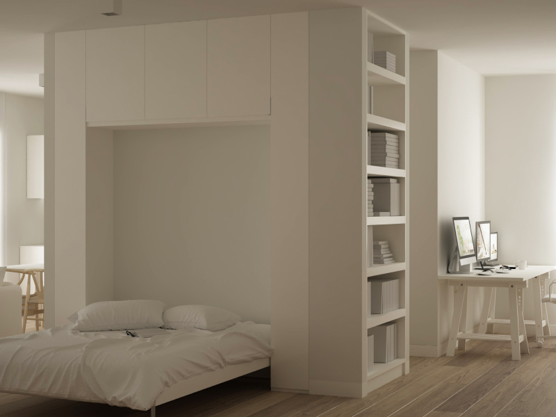 Roll away beds looking like chest drawers for your bedroom design - Beautiful Homes