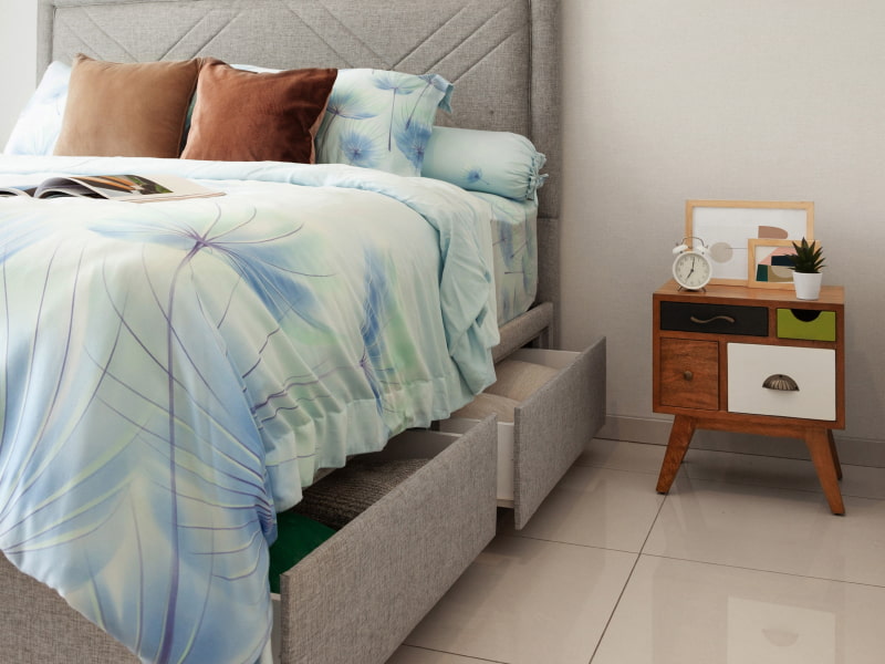 Under bed storage ideas for your small bedroom design - Beautiful Homes