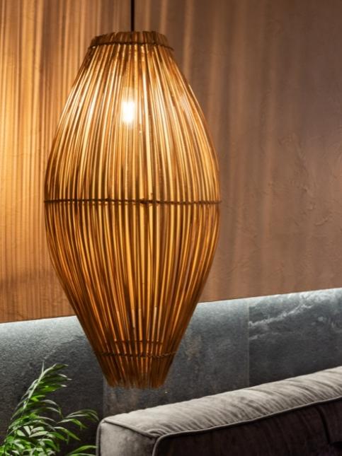 Bamboo decorative items like bamboo light - Beautiful Homes