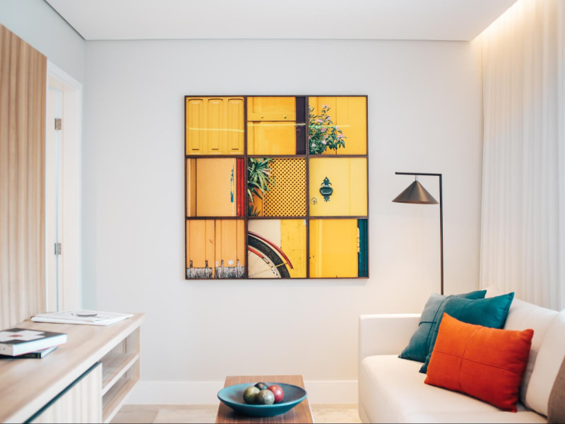 Abstract wall mural décor - Beautiful Homes