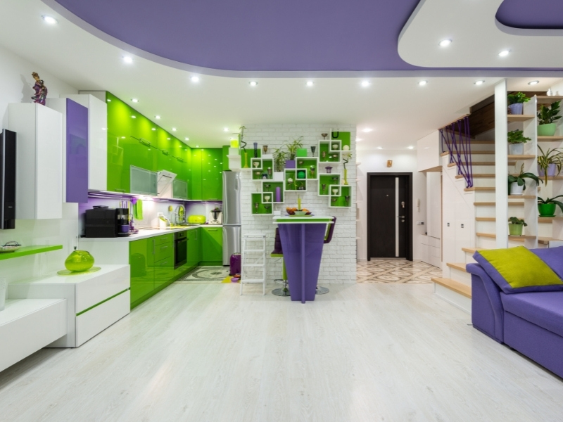 Nature inspired interior design with indoor living wall - Beautiful Homes