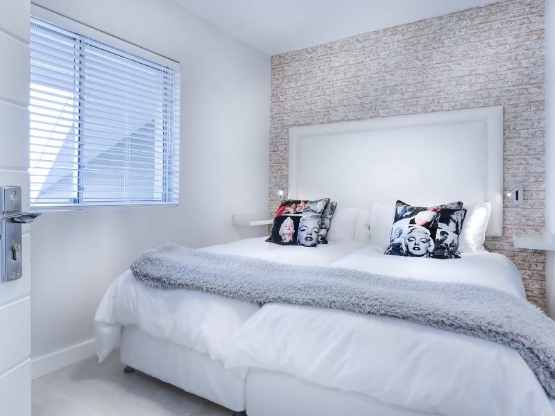 Monochrome colour contrast for this bedroom interior design - Beautiful Homes