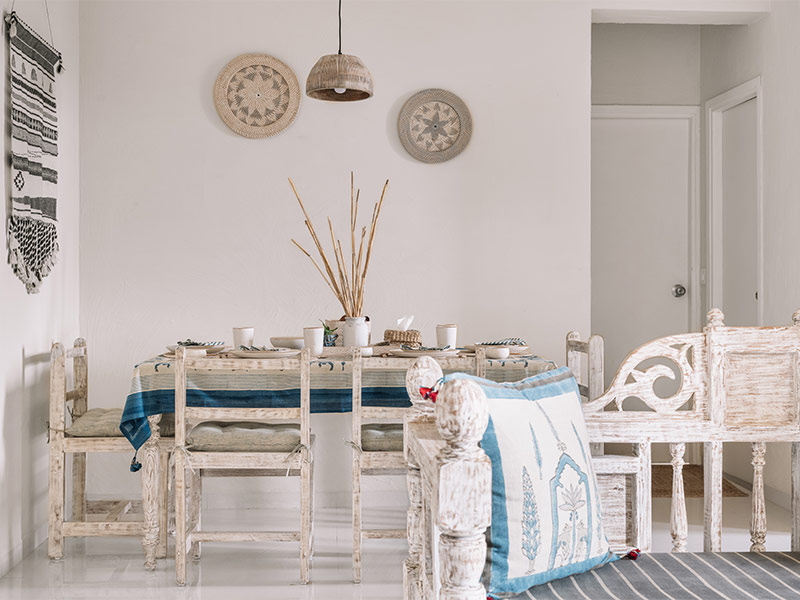 Small dining room for 2bhk flat interior design - Beautiful Homes