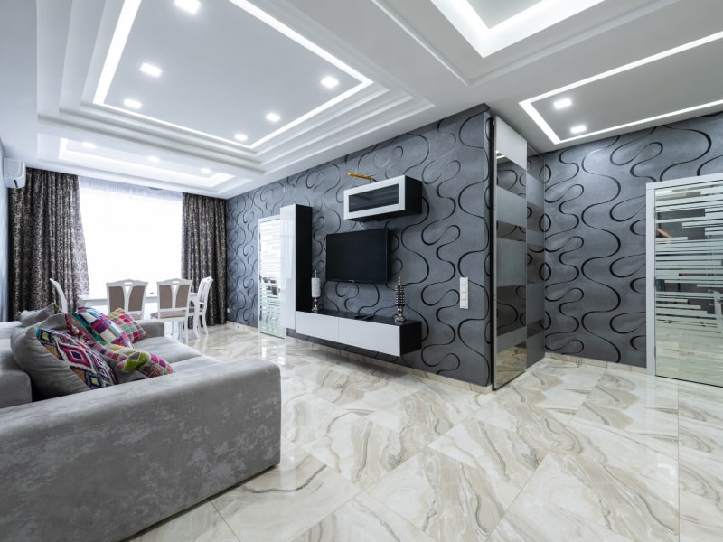 Marble for your living room interior design - Beautiful Homes