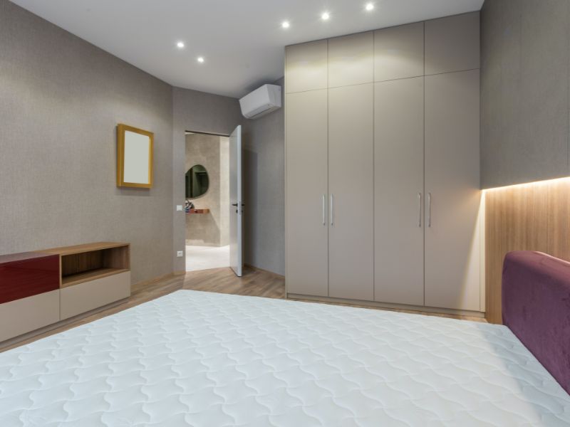 Dual wooden wardrobe for your bedroom design - Beautiful Homes