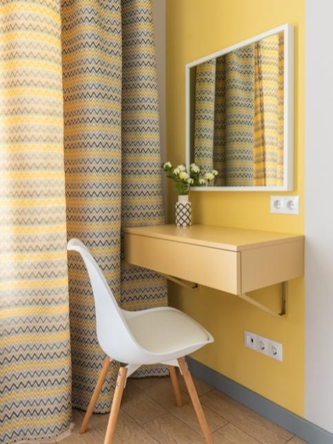 Lemon yellow and white colour combination for your room - Beautiful Homes