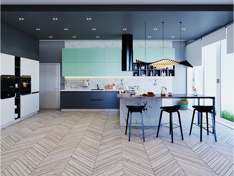 Lighting & kitchen ventilation play an important role in well designed kitchen - Beautiful Homes