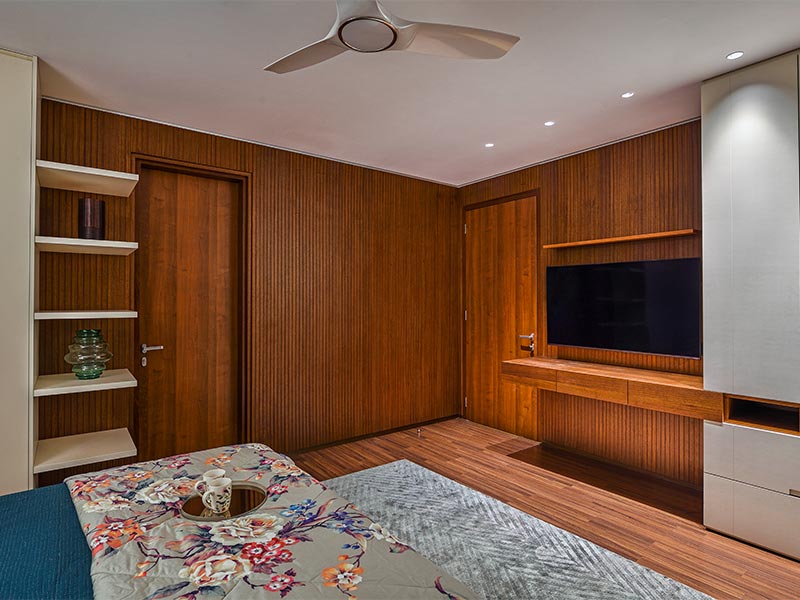 LED TV wall panel design for bedroom - Beautiful Homes