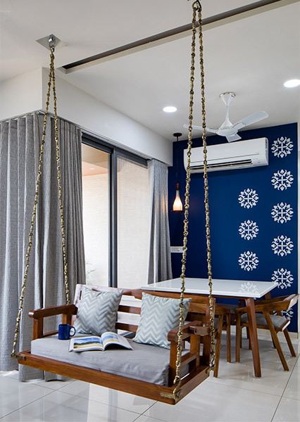 Wooden jhoola swing designs inside home - Beautiful Homes Wooden jhoola swing designs inside home - Beautiful Homes