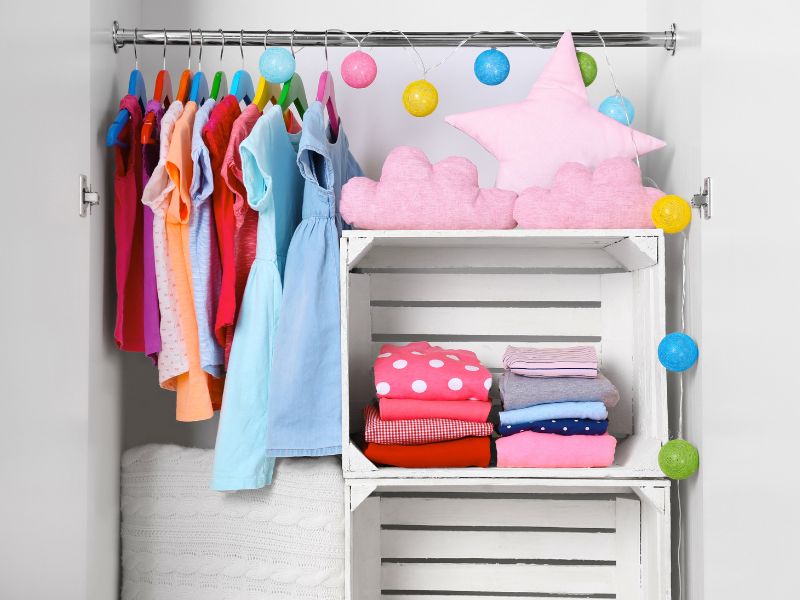 Children's wardrobe design with boxes - Beautiful Homes Children's wardrobe design with boxes - Beautiful Homes