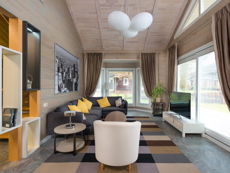 Checked print textile patterns for interior design - Beautiful Homes