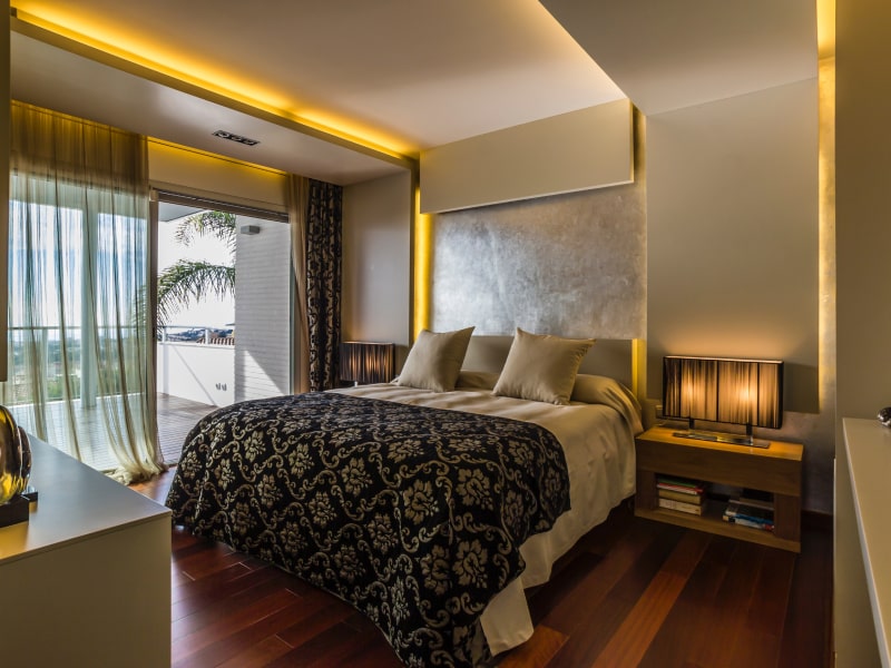 Floral textile pattern used in the mattress for the bedroom - Beautiful Homes