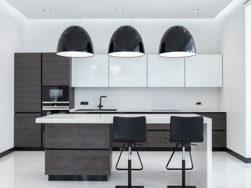 Black & White kitchen design ideas for your home - Beautiful Homes