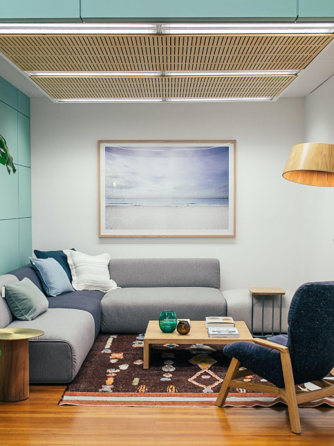 Grid ceiling design with metal & tin - Beautiful Homes