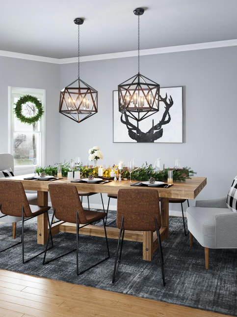Dining room renovation ideas with adding lighting fixtures - Beautiful Homes