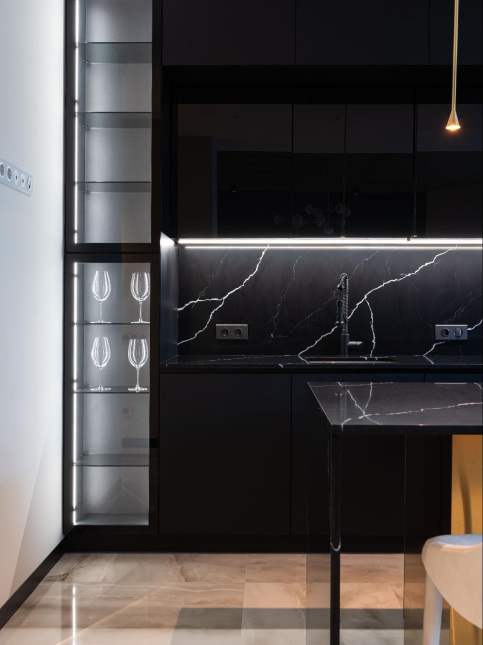 Led cabinet lighting for kitchens - Beautiful Homes