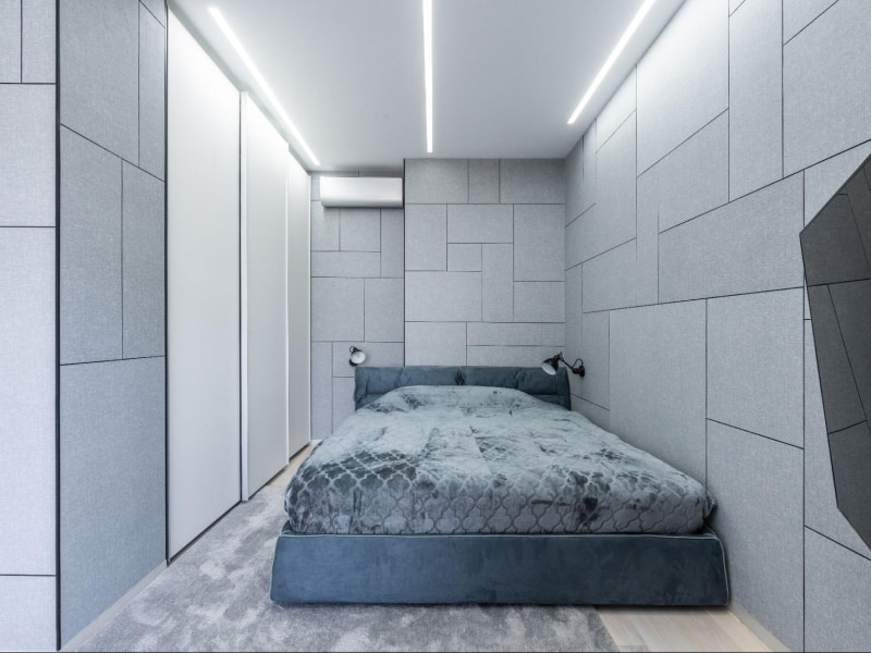 3D modern tile PVC design for bedroom walls - Beautiful Homes