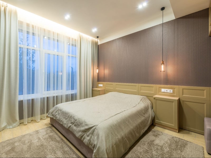 Sleek PVC wall panel design for the bedroom - Beautiful Homes