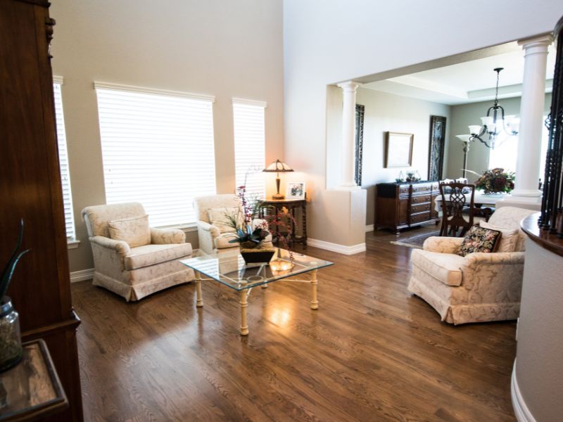 Greater seating space in your living room with no TV - Beautiful Homes