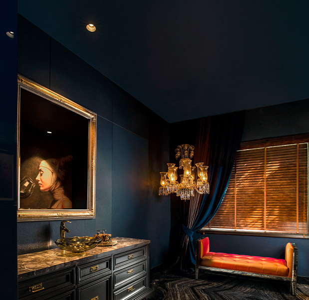 Dark blue false ceiling colour design ideas – Beautiful Homes