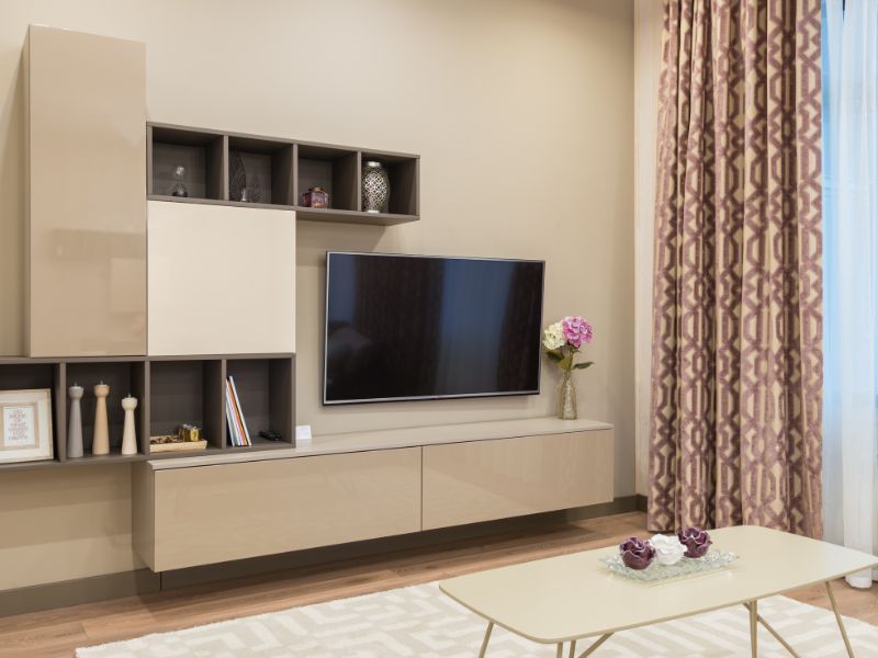 Modern TV cabinet designs for hall - Beautiful Homes