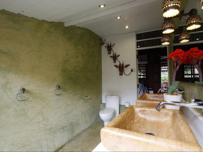 Square shaped wash basin in brown colour - Beautiful Homes