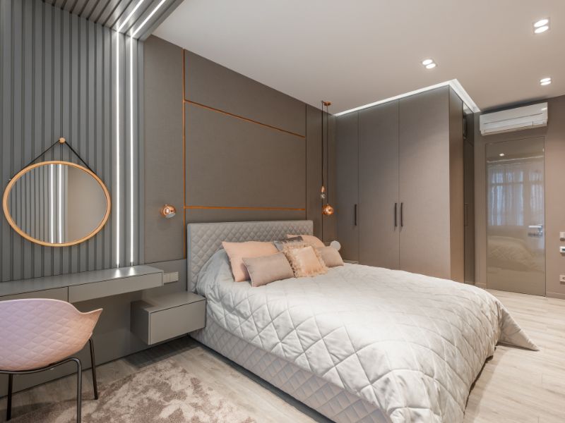 Decorative POP bedroom wall design - Beautiful Homes