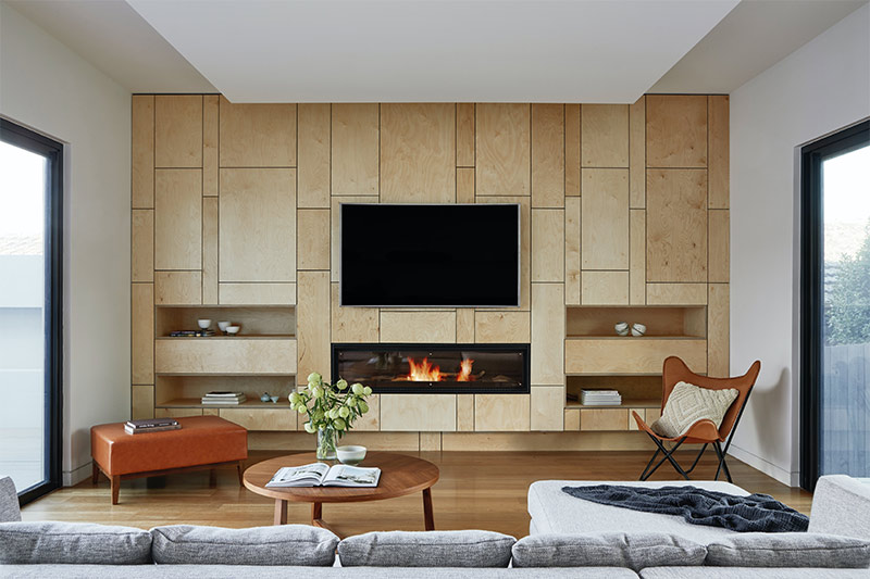 Adding geometric elements to enhance your tv panel design - Beautiful Homes