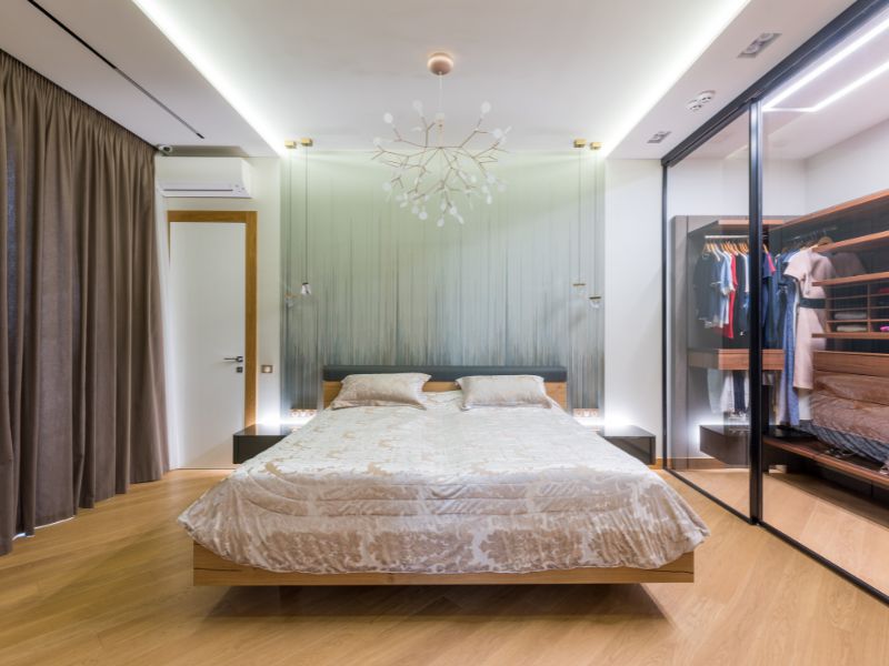 Frosted glass wardrobe doors for the bedroom - Beautiful Homes