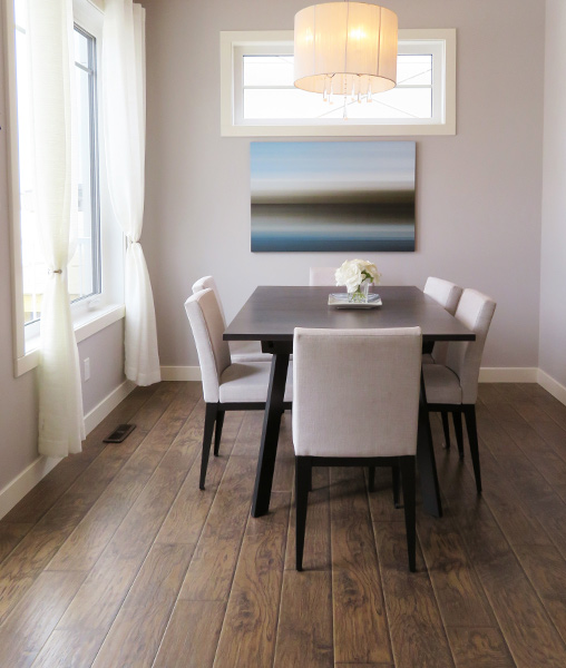 Parquet laminate flooring for the dining room - Beautiful Homes