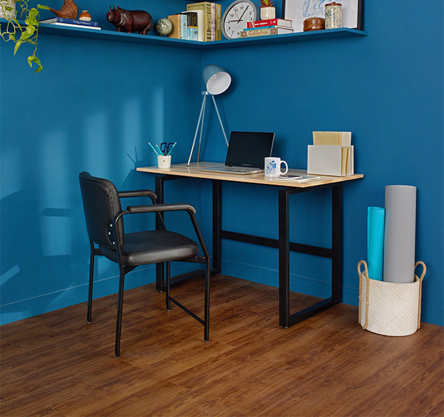 Parquet wood flooring for the study room - Beautiful Homes