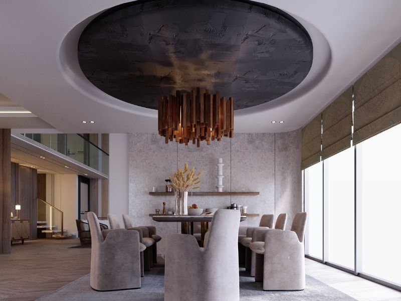 Round shaped false ceiling design - Beautiful Homes