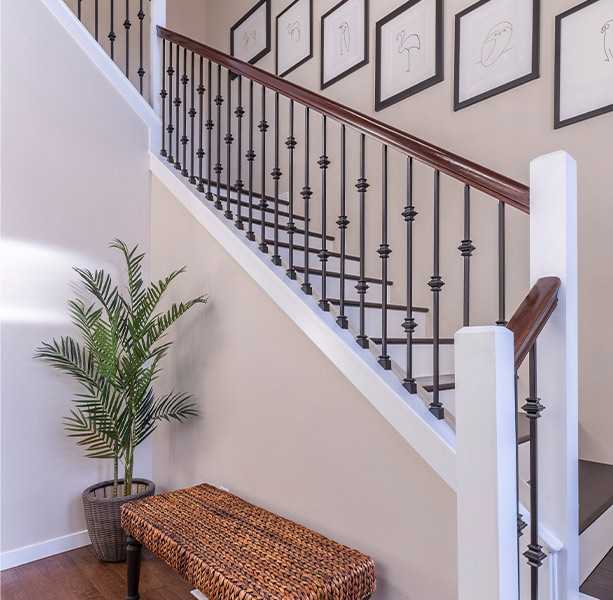 White colour for the staircase as per vastu - Beautiful Homes