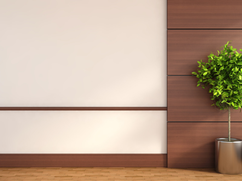 Neutral wall colours with oak wood trim for the home - Beautiful Homes