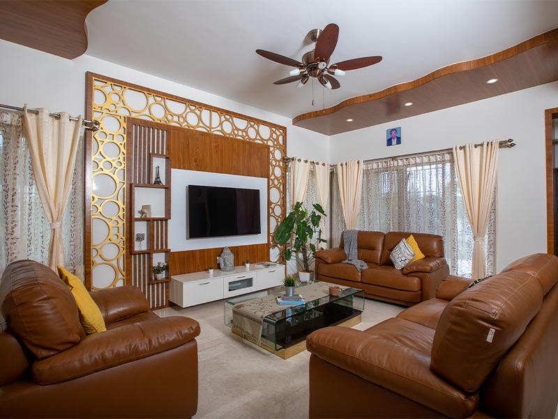 Pattern play acrylic ceiling design for your home interiors - Beautiful Homes