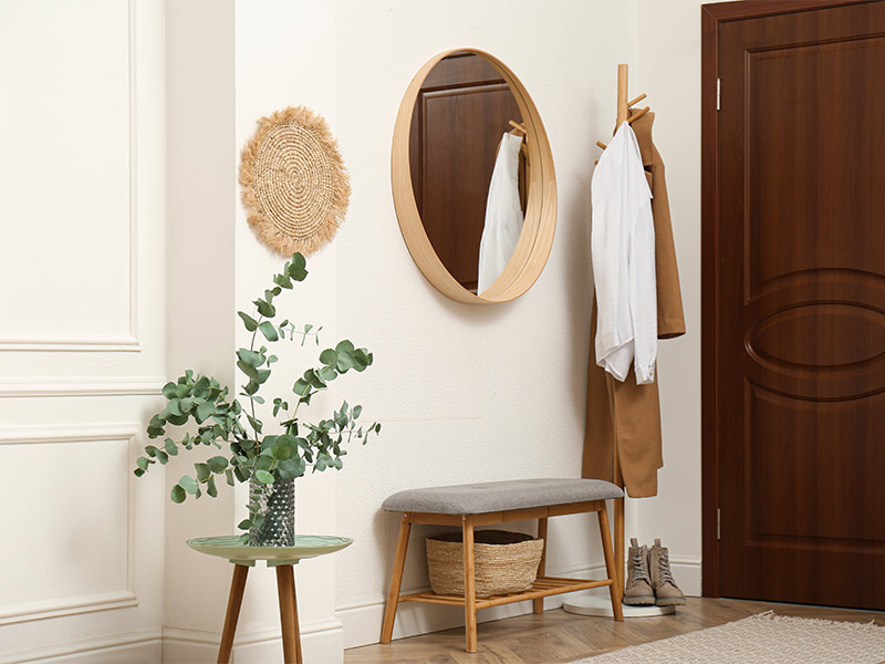 Entryway home décor with artificial plants – Beautiful Homes