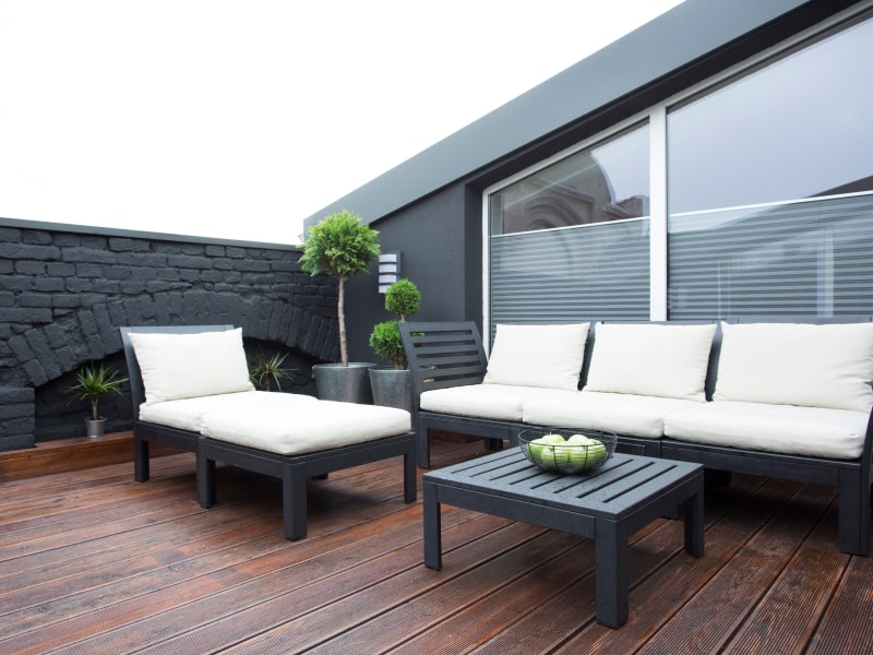 Grey and Black Colour Combination Ideas for your Balcony - Beautiful Homes
