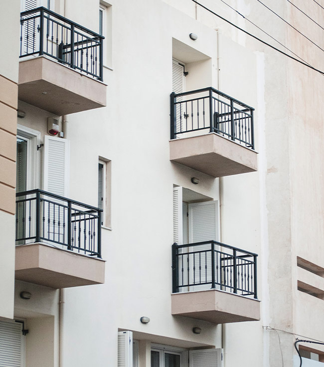 Stoic iron modern balcony grill design – Beautiful Homes