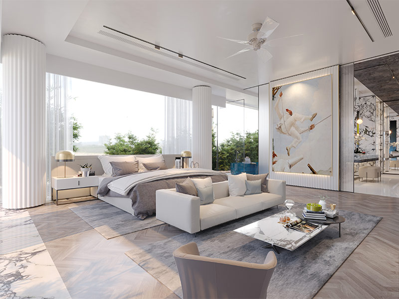 Luxury Modern High Ceiling For Bedroom Design - Beautiful Homes