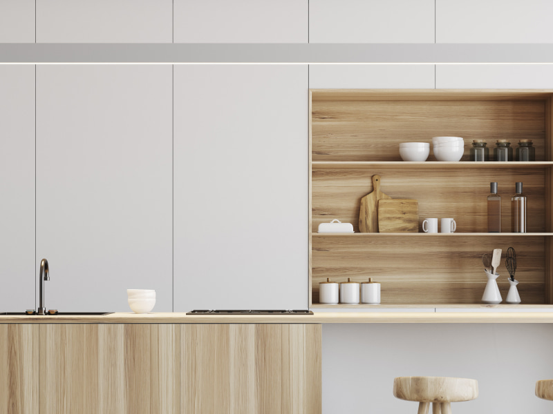 Cement cupboard designs for kitchen Indian homes - Beautiful Homes