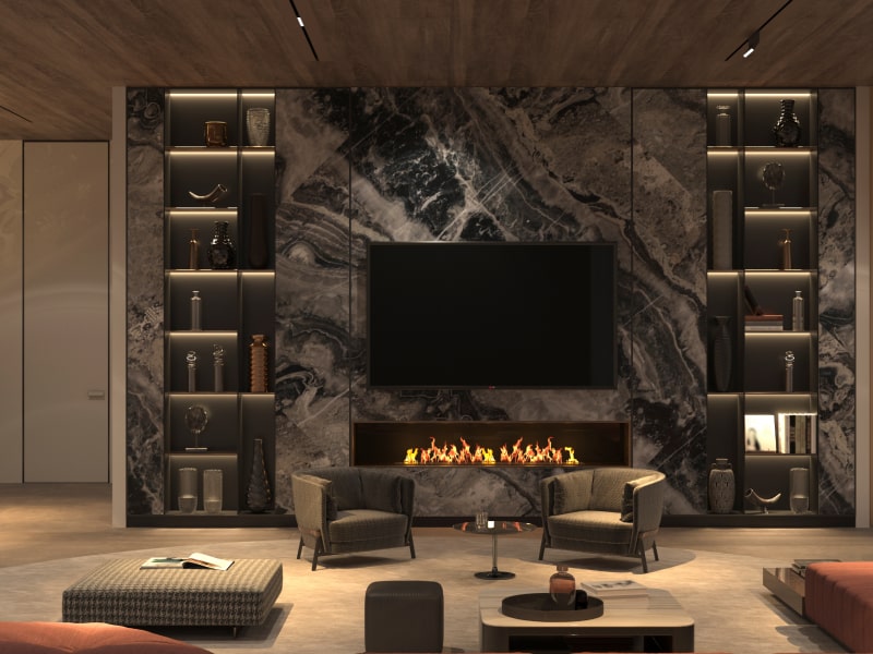 Hall cement tv cupboards - Beautiful Homes