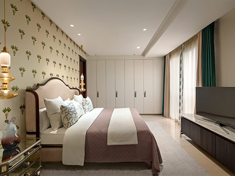Patterned Laminate Wardrobes with A Matte Finish – Beautiful Homes