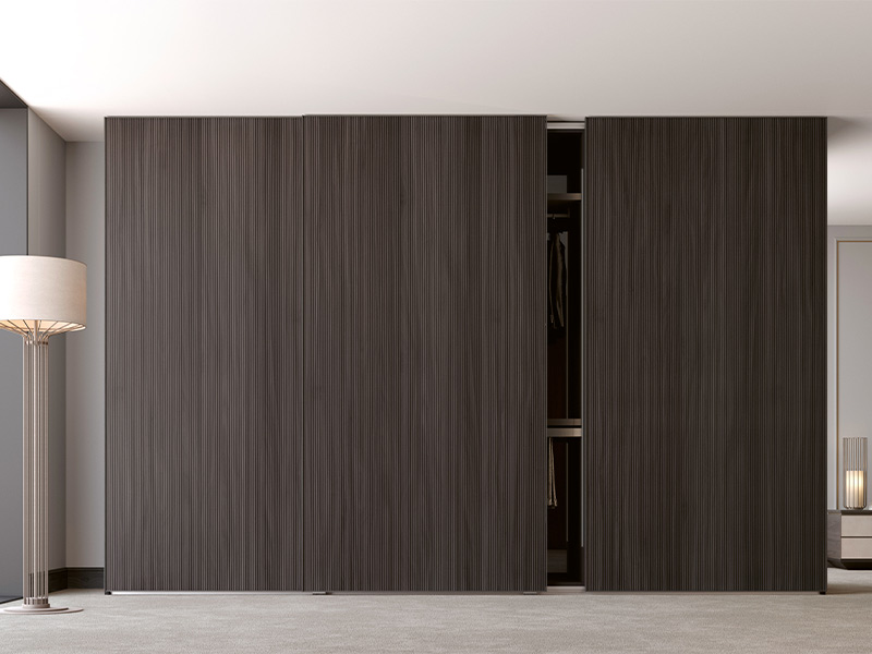Wood-finish laminate for sliding wardrobe – Beautiful Homes